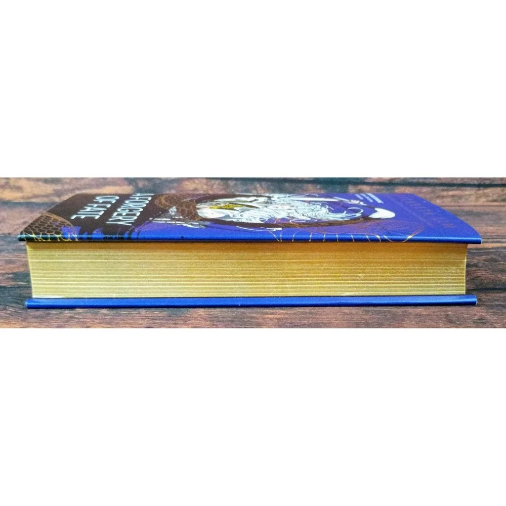 A Forgery of‎ Fate Elizabeth Lim Hardcover Book Gold Gilded Edges Fantasy YA